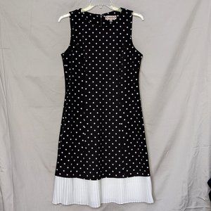 NWT Nanette Lepore Sleeveless Dress w/pleated hem SZ 4